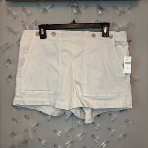 Anthropologie Pilcro Cream Short